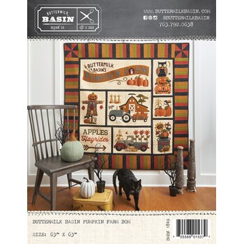 Buttermilk Basin Pumpkin Farm BOM Quilt Pattern, Image