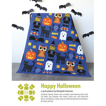 Happy Halloween Quilt Pattern, Image