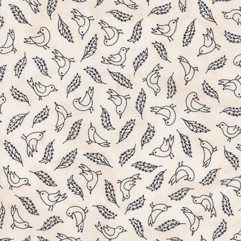 Spooky Stitches MAS10873-E Cream by Robin Kingsley for Maywood Studio, Image