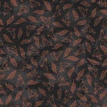 Spooky Stitches MAS10873-J Black by Robin Kingsley for Maywood Studio, Image