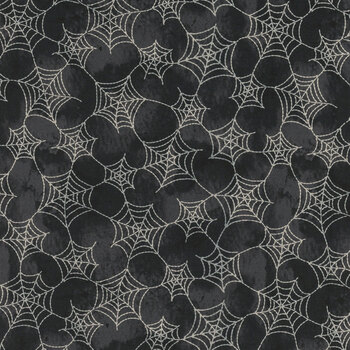Spooky Stitches MAS10874-J Black by Robin Kingsley for Maywood Studio, Image