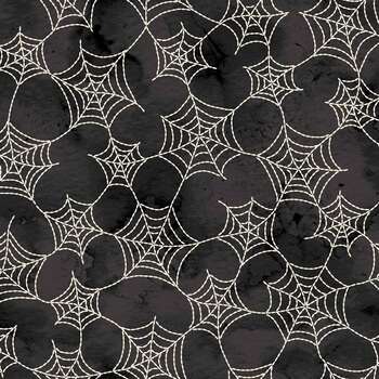 Spooky Stitches MAS10874-J Black by Robin Kingsley for Maywood Studio, Image