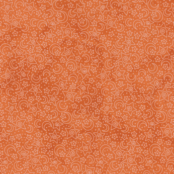 Spooky Stitches MAS10875-O Orange by Robin Kingsley for Maywood Studio, Image