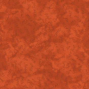 Spooky Stitches MAS10876-O Orange by Robin Kingsley for Maywood Studio, Image