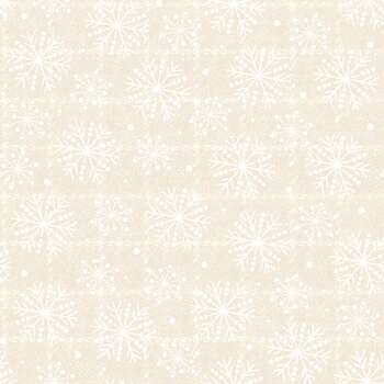 Holly Jolly Flannel MASF10895-E Cream by Bonnie Sullivan for Maywood Studio, Image