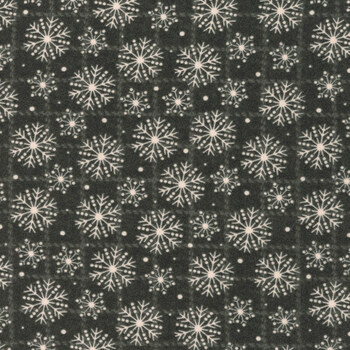 Holly Jolly Flannel MASF10895-J Black by Bonnie Sullivan for Maywood Studio, Image