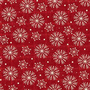 Holly Jolly Flannel MASF10895-R Red by Bonnie Sullivan for Maywood Studio, Image