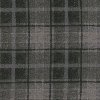 Holly Jolly Flannel MASF10896-J Black by Bonnie Sullivan for Maywood Studio, Image