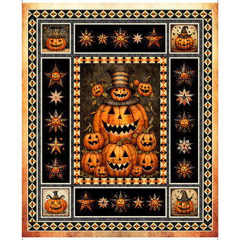 Jeepers Creepers 31007-O Panel by Quilting Treasures Fabrics, Image