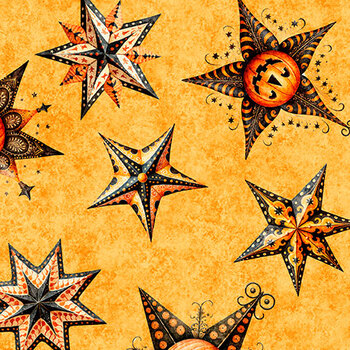 Jeepers Creepers 31012-O Stars by Quilting Treasures Fabrics, Image