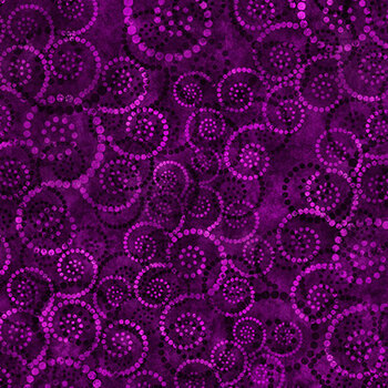 Color Essence Dotted Scroll 31094-VL Orchid by Quilting Treasures Fabrics, Image