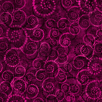 Color Essence Dotted Scroll 31094-P Sangria by Quilting Treasures Fabrics