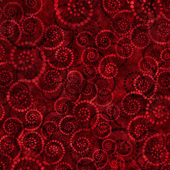 Color Essence Dotted Scroll 31094-RM Wine by Quilting Treasures Fabrics, Image