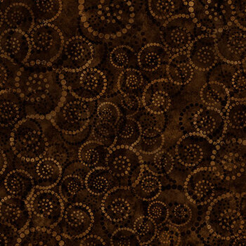 Color Essence Dotted Scroll 31094-AJ Bark by Quilting Treasures Fabrics, Image