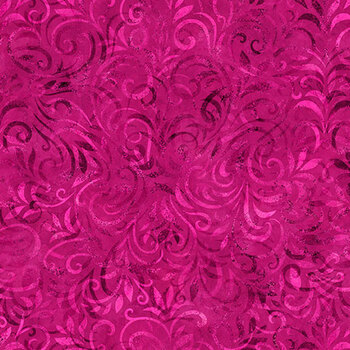 Color Essence Blooming Vine 31095-P Fuchsia by Quilting Treasures Fabrics