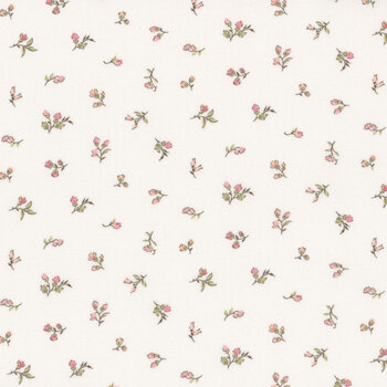 Shades of Romance R021397D-CREAM Buds by Monika Zhu for Marcus Fabrics, Image