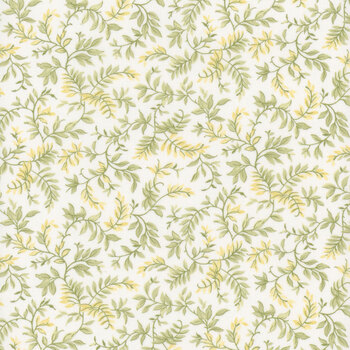 Shades of Romance R021398D-SAGE Leaves by Monika Zhu for Marcus Fabrics, Image