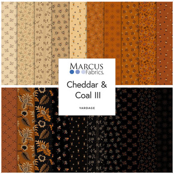 Cheddar & Coal III  Yardage by Pam Buda for Marcus Fabrics, Image