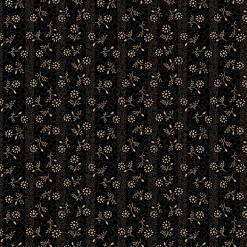 Cheddar & Coal III R171479D-BLACK Daisy by Pam Buda for Marcus Fabrics, Image