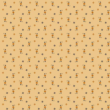 Cheddar & Coal III R171481D-CREAM Triangle Dots by Pam Buda for Marcus Fabrics, Image