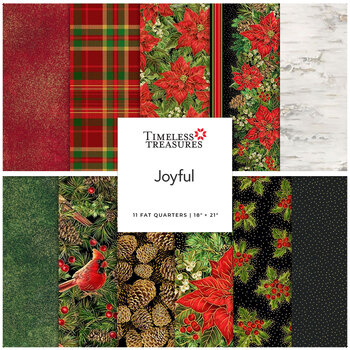 Joyful  11 FQ Set by Timeless Treasures Fabrics, Image