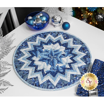  Point of View Folded Star Table Topper Kit - Holiday Flourish Festive Finery