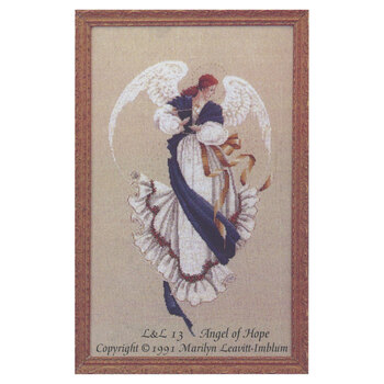 Angel of Hope Cross Stitch Pattern, Image