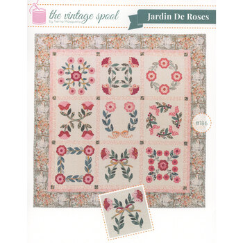 Jardin De Roses Quilt Pattern, Image