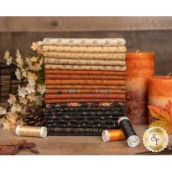Cheddar & Coal III  20 FQ by Pam Buda for Marcus Fabrics, Image