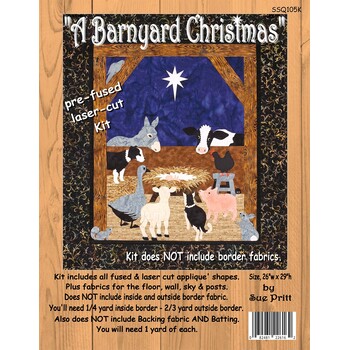  A Barnyard Christmas Kit - Laser Cut, Image