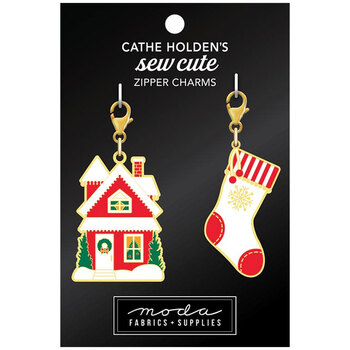 Sew Cute House and Stocking Zipper Pulls, Image