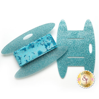 Glitzy Binding Holder - Aqua Glitter, Image