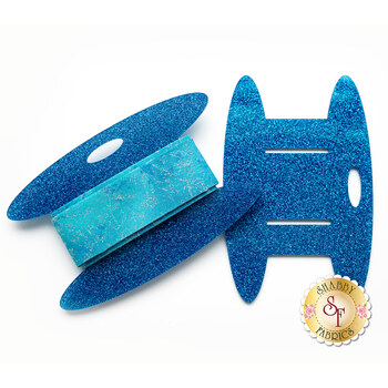 Glitzy Binding Holder - Ocean Blue Glitter, Image