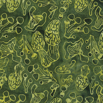 Forest Flora 622401682 Green Frog by Island Batik, Image