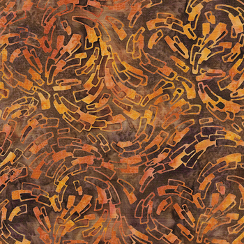 Forest Flora 622402832 Multi Brown Purple Rust by Island Batik, Image