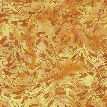 Forest Flora 622402897 Multi Orange Yellow by Island Batik