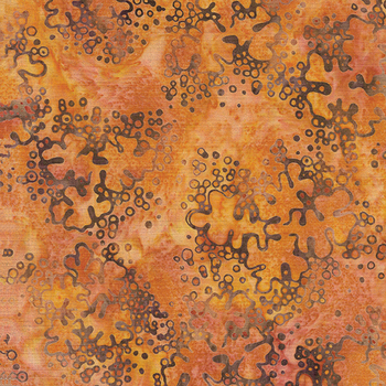 Forest Flora 622404810 Multi Pink Orange Sunset by Island Batik