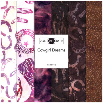 Bali Batiks - Cowgirl Dreams  Yardage by Hoffman Fabrics, Image