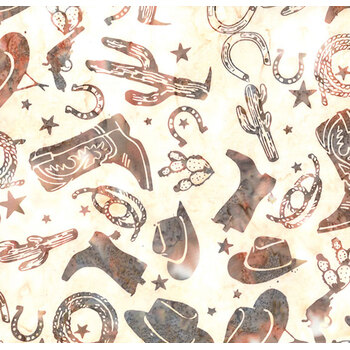 Bali Batiks - On the Range W2600-485 Funnel Cake by Hoffman Fabrics