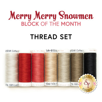 Merry, Merry Snowmen BOM - 7pc Thread Set - RESERVE, Image