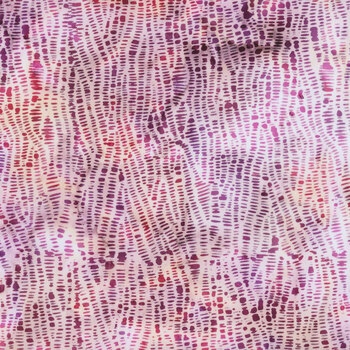 Bali Batiks - Raspberry Swirl W2605-23 Fuchsia by Hoffman Fabrics, Image