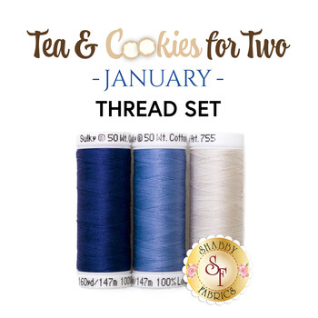 Tea & Cookies for Two - January - 3pc Thread Set, Image