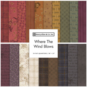 Where The Wind Blows Flannel 19 FQ Set by Janet Rae Nesbitt for Henry Glass Fabrics, Image