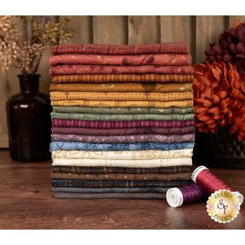 Where The Wind Blows Flannel 20 FQ Set by Janet Rae Nesbitt for Henry Glass Fabrics, Image
