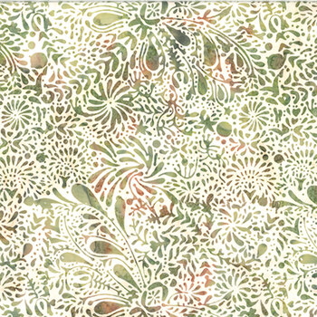 Bali Batiks - Forest Floor W2609-178 Leaf by Hoffman Fabrics, Image