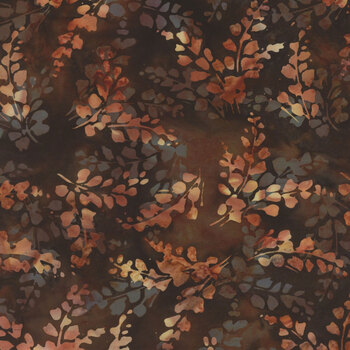 Bali Batiks - Forest Floor W2607-386 Brownie by Hoffman Fabrics, Image