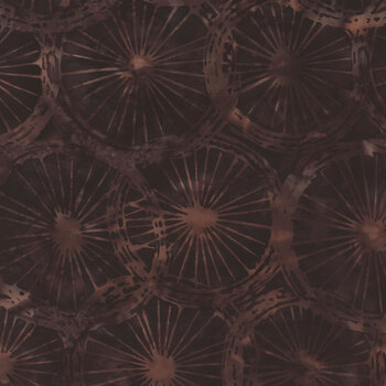 Bali Batiks - Forest Floor W2599-610 Cappuccino by Hoffman Fabrics, Image