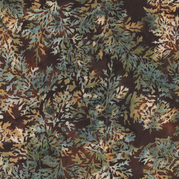 Bali Batiks - Forest Floor W2591-116 Harvest by Hoffman Fabrics, Image