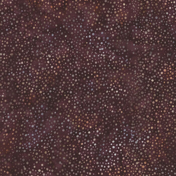 Bali Batiks - Dot Batik 885-515 Rum Raisin by Hoffman Fabrics, Image