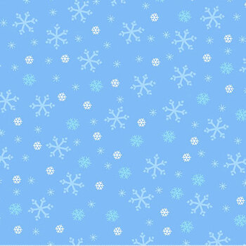 Snowflake A-1462-LB by Andover Fabrics, Image